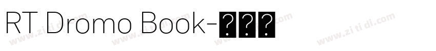 RT Dromo Book字体转换